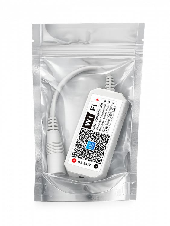 Огонек OG-LDL23 LED контроллер DC 5-24В (Wi-Fi, RGBW, 5PIN)